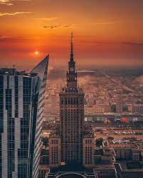 Drag and drop file or browse. Sunrise In Warsaw Poland City Cities Buildings Photography Poland Cities Warsaw Poland Warsaw