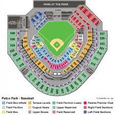 petco park seating chart by row