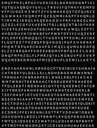 To make the text in all the columns line up leaving columns of only two different lengths for the person decrypting to deal. Cia Puzzles Enigmatic Cia Puzzle Kryptos May Be Flawed