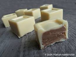 Chocolats Blancs Au Praline Feuillete Maman Tambouille Recette Praline Chocolat Blanc Chocolat Maison