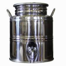 Superfustinox Stainless Steel Fusti With Spigot 3 Liter Water Dispenser Antique Milk Can Making Water