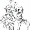Coloriage gratuit du nouveau pokémon légendaire xerneas des versions x et y à imprimer et à colorier. 1