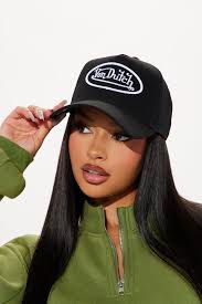 Baseball Cap Black And White Von Dutch Cap Classic Trucker Black And White  Von Dutch Trucker