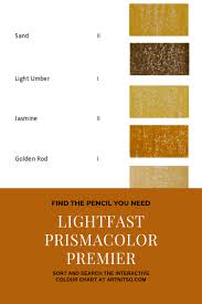 Lightfast Prismacolor Premier Interactive Colour Chart