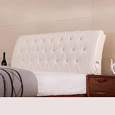 From the vibrant red bedding to the mod bedframe and graphic lamp, this bedroom designed by anthony baratta feels both crisp and deliberate.and a little bit wild. Wzf Bed Back Cushion Bed Cushion Bedside Cushion Leather With Headboard Large Soft Cushion Lumbar Support Detachabl Headboards For Beds Bed Backrest Headboard