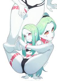 Rebeccas ThighFootjob (Lm_Akko) [Cyberpunk: Edgerunners] - Cartoon Porn