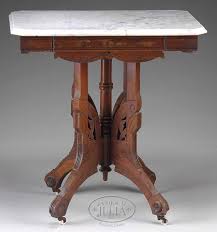 Check spelling or type a new query. Eastlake Victorian Walnut Marble Top Side Table