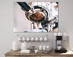 Pin By Extra Large Wall Arts Elwa St On Kitchen Decor Ideas Coffee Wall Art Coffee Shop Decor Brewery Design