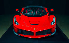 Like the mclaren p1 and other supercars, the ferrari laferrari features a carbon fiber monocoque chassis. Hd Wallpaper Ferrari Laferrari Red Supercar Front View Black Background Wallpaper Flare