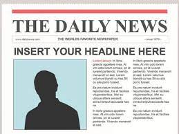 Editable Powerpoint Newspapers Newspaper Template Newspaper Article Template Article Template