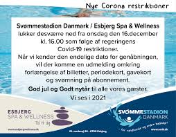 So… new corona restrictions came yesterday. Esbjerg Spa Wellness Corona Lukning Facebook