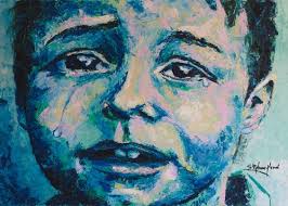 Village Temple " Oil color