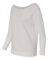 Next Level 6951 Ladies Terry Raw Edge Three Quarter Sleeve Raglan