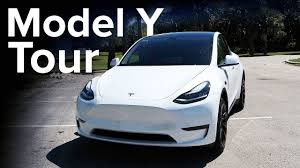 Tesla model y standard range is equipped with one electric motor in the rear. Tesla Model Y Detailed Walkthrough Of Key Features Youtube