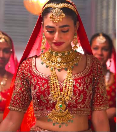 Premium Handcrafted Bridal Gold Jewelry Collections in India, AI generated