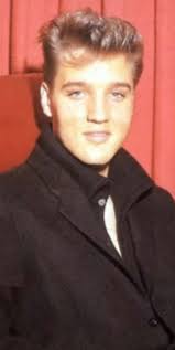 Why did Elvis, who was blonde, dye his hair black?