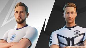 Harry kane will be joined by germany icon marco reus, complete with his awesome arm tattoos. Fortnite Goes Footy Mad With Harry Kane And Marco Reus Skins Xboxachievements Com