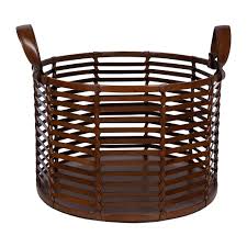 10% coupon applied at checkout save 10% with coupon. Buy Global Explorer Slotted Leather Basket Tan Amara