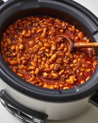 The Best Baked Beans Are Made In Your Slow Cooker Recipe In 2020 Slow Cooker Baked Beans Slow Cooker Baking Best Baked Beans