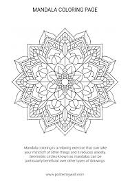 Mandalas designs is a huge niche, profitable and evergreen. Free Printable Mandala Coloring Page Template Postermywall