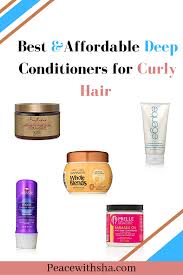 This is a very thick, moisturizing deep conditioner that works well for both waves and curls. Best Deep Conditioners For Curly And Textured Hair Peace With Sha