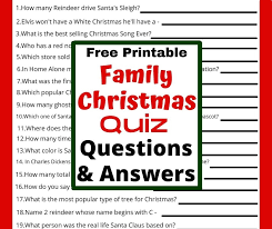 Here are the best, tricky and fun brain teasers for kids. Fun Family Christmas Quiz Questions Answers Free Printable Happy Mom Hacks