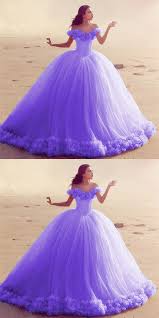 Off The Shoulder Tulle Flower Wedding Dresses Ball Gowns Ball Dresses Ball Gowns Wedding Quincenera Dresses
