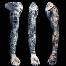 Evil Forest Full Sleeve Tattoo For Men Part 1 By Steve Toth Full Sleeve Tattoos Tattoo Sleeve Designs Realistic Tattoo Sleeve
