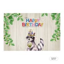 Generic 7 5ft Joyeux Anniversaire Dessin Anime Toile De Fond Bebe Douche Enfant Anniversaire Photographie Fond Tissu Enfants Carnaval De Viseur Rue Du Commerce