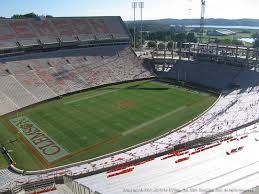 clemson memorial stadium view from top deck tdk vivid seats