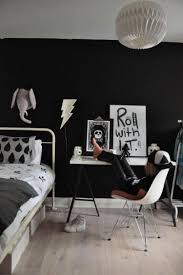 Black And White Kids Room Ideas 20 Gorgeous Black Wall For Kid S Room Design Ideas Boys Bedroom Modern Modern Kids Room Boy Bedroom Design