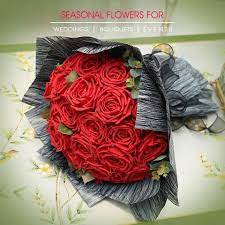 Check spelling or type a new query. Buy Yatai Real Touch Artificial Rose Flowers Bouquet For Bridal Birthday Valentine Rsquo S Day Gift Red Online Shop Home Garden On Carrefour Uae