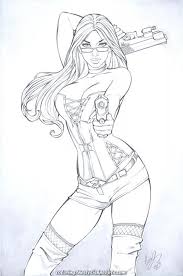 Vintage fashion, hair styling, retro swim wear posing. Girl Pin Up Coloring Pages Sducartelca