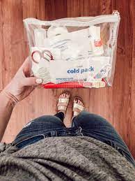 It is shown with first aid supplies for an example of how it can be arranged. Diy First Aid Kit For Kids Lovely Lucky Life