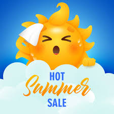 Limited time sale easy return. Hot Summer Sale Lettering And Sun Cartoon Character Free Vector Nohat Free For Designer