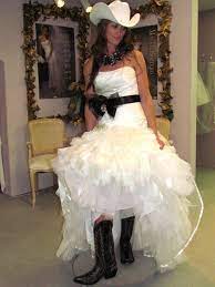 Belle Bridal Wedding Dress Laurel Cowgirl Boots And Hat Wedding Bride Bridetobe Country Bridal Outfits Bridal Wedding Dresses Western Style Wedding Dress