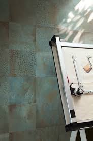 Porcelain Stoneware Wall Floor Tiles With Metal Effect Trace Mint Trace Collection By Ceramiche Caesa Wall And Floor Tiles Porcelain Tile Architecture Bathroom