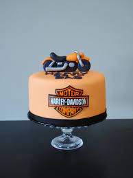 Harley Davidson Birthday Cake From The Handmade Cake Company Beer Can Cakes Construction Cake Cupcake Cakes