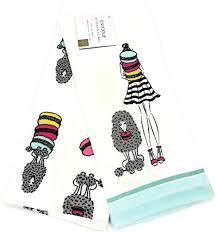 Maybe you would like to learn more about one of these? Envogue French Poodle And Macarons Parisian Kitchen Towel Set Wantitall