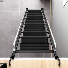 Handrail, post, brackets, end caps, concrete bolts, concrete drill bit, wrench, and screws. Ladder Household Aluminum Alloy Folding Attic Stairs Indoor Handrail Thickening Engineering Non Slip Mobile Portable Climbing Shopee Singapore