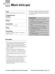 Please understand that our phone lines must be clear for urgent medical care needs. Four Corners Level3 Unit11 Music Trivia Quiz Teachers Resource Worksheet1 Pdf Beyonce Pop Music