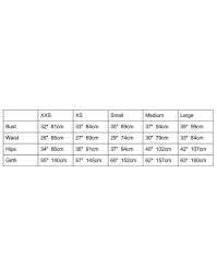 harmony threads size chart