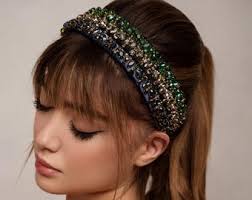 Fascia per capelli vintage anni '60 • Fascia per capelli in stile nativo  americano • Fascia per capelli BoHo Hippie con perline • Fascia per capelli  autentica anni '60