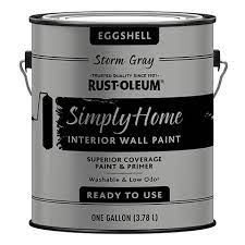 Rust Oleum Simply Home Interior Eggshell Dark Taupe Wall Paint Interior Wall Paint Interior Walls Rustoleum