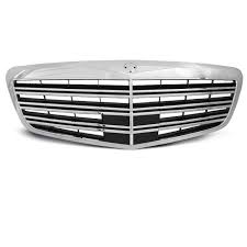 Grille Calandre Mercedes Classe S W221 09 13 Chrome Noir Achat Vente Kit Carrosserie Grille Cdiscount
