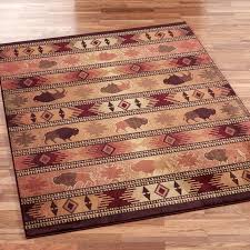 Buffalo Bison Southwest Southwestern Lodge Area Rug 5x8 Actual 5 3 X 7 6 Home Garden Rugs Carpets A Ikea Area Rugs Area Rugs For Sale Area Rug Pad