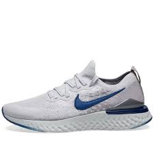 The nike epic react flyknit 2 is the second iteration of the epic react lineup. Nike Epic React Flyknit 2 Vast Grey Blue Atmosphere End