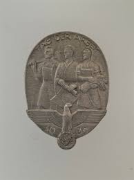 Badge found during excavations in the village vertyachiy, 500 metres from the left bank of the don. 1935 Tag Der Arbeit Commemorative Badge