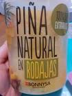 Piña Natural En Rodajas