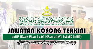 Segala kerumitan, masalah dan salah faham yang timbul melibatkan tarikh iklan kekosongan jawatan ini adalah bukan tanggungjawab kami. Jawatan Kosong Di Majlis Ugama Islam Adat Resam Melayu Pahang Muip 20 Mac 2018 Kerja Kosong 2020 Jawatan Kosong Kerajaan 2020